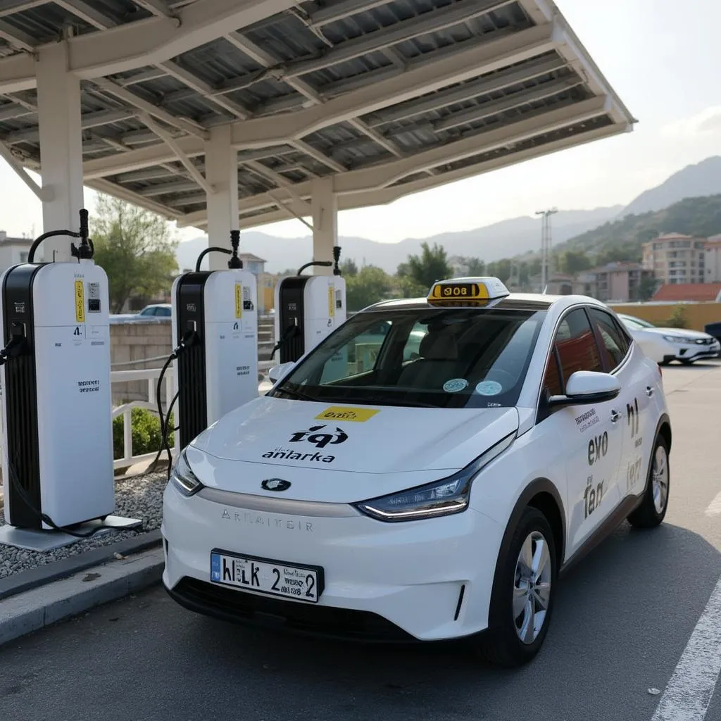 Antalya Elektrikli Taksi Filosu